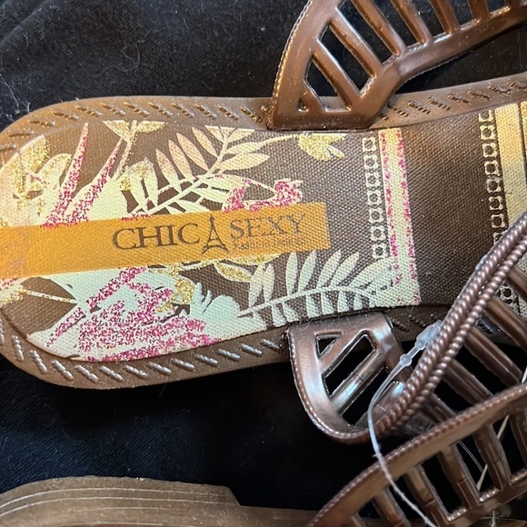 Chic sexy women’s sandals - flower design - size 37/38 (6) - Picture 5 of 6